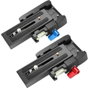 Manfrotto 전문가용 알루미늄 합금 퀵 슈 플레이트 어댑터  1/4 3/8 인치 나사 카메라 삼각대 모노포드호환