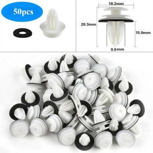 자동차 범퍼 머드가드 패스너 클립 일반 액세서리 인테리어 문짝 패널 카드 트림 50 개