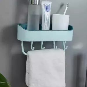 무타공 욕실 선반 거치대 수건 베란다 주방 수납