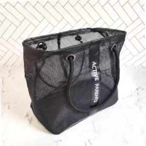 목욕바구니 블랙 메탈 메쉬 프레임 대형