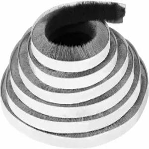 밀키 도어 브러시 씰 33피트 문용 펠트 파일 웨더 스트립 윈도우 캐비닛용 셀프 접착 드래프트 차단기