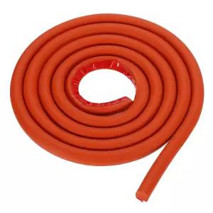 uxcell 3.28피트 폼 백커 로드 0.24인치 x D자형 솔리드 조인트 필러 콜크 세이버용 씰 스트립 로프 시멘트