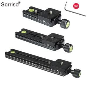 Sorriso NNR 퀵릴리즈 클램프 슬라이드 레일 삼각대 볼 헤드 마운트 어댑터  망원 렌즈 지지대 플레이트  D