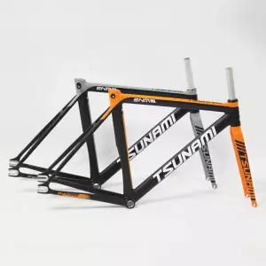 쓰나미 SNM300 고정 기어 자전거 프레임 셋 700C 알루미늄 레이싱 트랙 픽시 단일 속도 부품 고품질