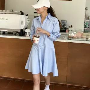 엘럽 여사친 원피스 가을 쉬폰 프릴 긴팔 솔리드 셔츠 드레스 원템3