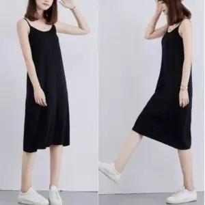 [의류] 슬리브 원피스 끈나시 무지 베이직 레이어드원피스