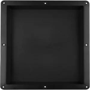 수텍 16인치 x 14인치 6인치 오목 샤워 틈새 싱글 선반 타일 준비 완료 블랙