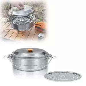 올스텐 찜기 냄비 가정용 인덕션 직화 다용도 멀티 SUS304 찜통 캠핑 야외 휴대용