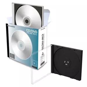 [셀러에이드]컴우드 cd케이스 경질 투명 슬림 10P (CW-HC10) (공시디 미포함)
