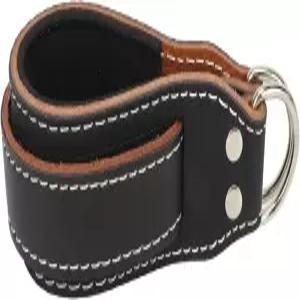 에브후 운동 부착물 발목 스트랩 소가죽 손목 커프 DRing 컴포트 헬스장 케이블 머신 홈 트레이닝