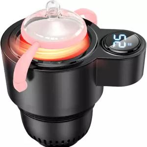 스마트 컵 홀더 2 in 1 자동차 쿨러 워머 휴대용 머그 여행 사무실 및 가정용 냉난방 음료 텀블러