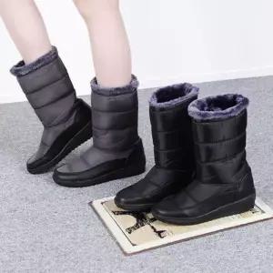 [신상오픈런]겨울털신 통굽 야외작업 여성 패딩부츠 보온화 (28753965)