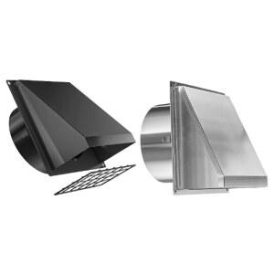 환풍기커버 건조기 벤트 커버 야외 다목적 비바람에 견디는 쉬운 설치 교체 보호 스테인레스 스틸