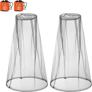 헤드 아웃도어 애호가를 위한 이부트 2팩 모기장 메쉬와 드로우스트링 통기성 초대형 벌레망 플라이 스크린