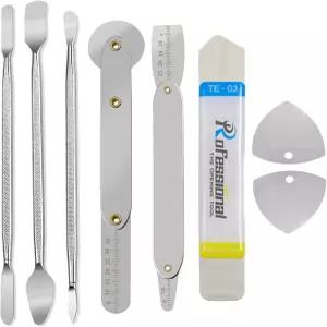 하지아호 스푸저 프라이 도구 키트 8피스 개봉 금속 노트북 휴대폰 맥북 태블릿 컴퓨터 전자제품 수리용