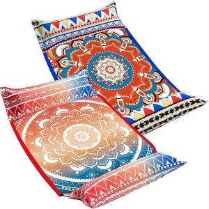 BIUTTIF 수영장 플로트 의자 2팩 4-in-1 다목적 장난감 플로트(옐로우 앤 그린)