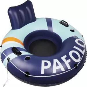 풍선 리버 튜브 플로트 53인치 풀 메시 바닥이 있는 부유식 헤비 듀티용 비치 레이크 래프팅용 워터 편안한