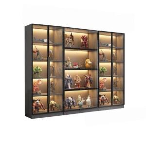 피규어 진열장 대형 조명 DS 더블도어 HB 플레이모빌용 박스 5V 80X40CM