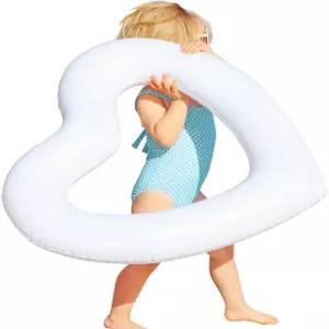 오리지널 하트 풀 플로트 바이 로텔리 ？ 두껍고 튼튼 파티를 위한 대형 풍선 리버 레이크 비치 뗏목