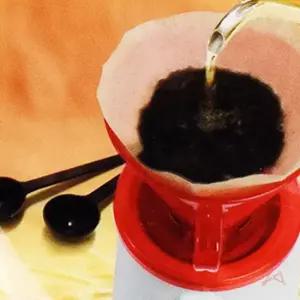 드립커피필터 커피 여과지 거름망 2-5인용 40매