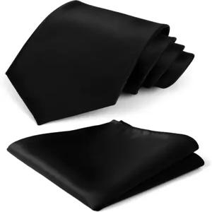 남성 넥타이 세트 솔리드 포켓 스퀘어 행커치프 3.15인치(8CM)