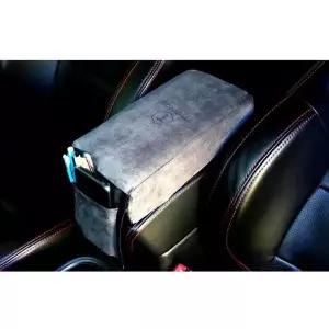 [콩심팥심]차량용 팔 쿠션 메모리폼 자동차 콘솔 팔걸이 그레이 차량용품