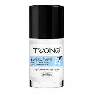 손톱용 투잉 액체 라텍스 네일 아트 큐티클 보호대 테이프 필러블 폴리쉬 스킨 쉴드 선물 15ml