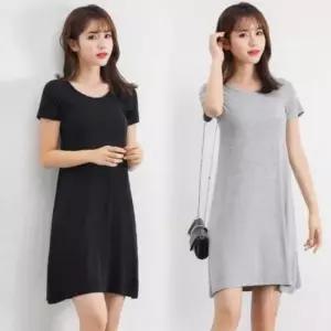 [의류] 롱원피스 너로 끈원피스 스판원피스 683 정했다 반팔