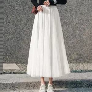 [의류] 이중 쉬폰 A라인 러블리 우아 발레리나 롱원피스