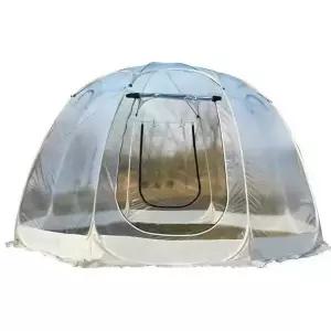 투명 돔비닐하우스 방풍 캐노피 별구경 테라스 쉘터