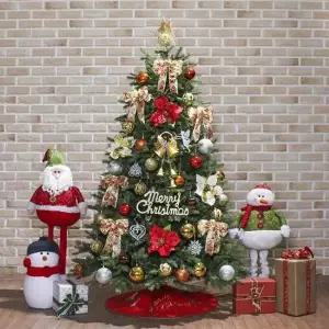 [하프클럽/셀러허브]카니발 전나무 풀세트트리가게홍보 골드레드 180cm