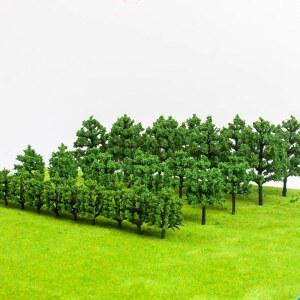 나무 모형 기차 조경 5 20pcs 40 11 우드 3 장식 5cm