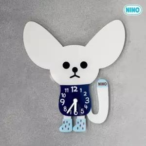 캐릭터시계 니노타임 무소음 아크릴 벽시계 (사막여우 대)