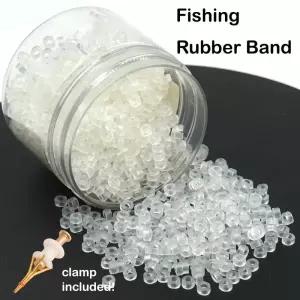 미끼고무줄 낚시 고무줄 내장형 클립 투명 화이트 이 뛰어나고 손 미끼용