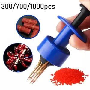 미끼고무줄 3007001000개 미끼 고무 반지 웜 클립 낚시 손 묶인 과립 밴드 펠렛 붕대