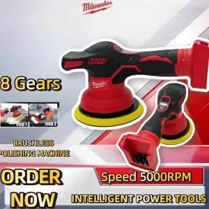 차량용락카 밀워키 무선 광택기 8단 디지털 디스플레이 전기 차량용 왁싱 머신 리튬 18V 배터리용