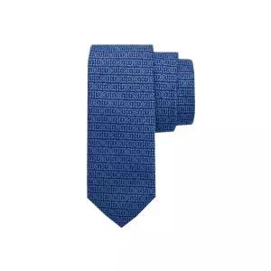 [명품] 페라가모 26SS 간치니 자카드 실크 넥타이 다크블루 35 0942 0768409