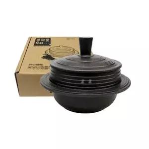 통주물 무쇠가마솥 12CM 인덕션냄비 솥단지 돌솥