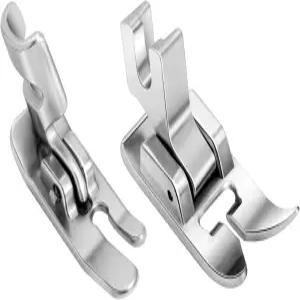 2Pcs 로우 섕크 유니버설 프레셔 풋 가수 브라더 자노메 주키 바빌록 켄모어 및 가정용 재봉틀용 톱니