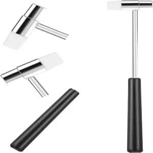 마보르 듀얼 헤드 소형 망치 경량 미니 7.1인치 플라스틱 및 금속 보석 공예품 시계 조율 악기 용품