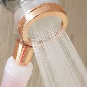 [골드스마일]분리세척필터헤드 캡슐 리필 호스연결 크롬도금 수압상승샤워기