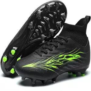 남성용 축구화 여성 하이탑 FG 롱 스파이크 성인 경량 아웃도어 프로 운동화 교육