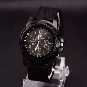 야광 아날로그 손목 시계 토익 저소음 나토밴드 군대 훈련소 시험 용