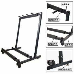 삼각 기타 거치대 3개 지지대 어쿠스틱 클래식 3 스탠드 포크 보관