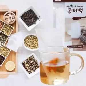 TC2 하니 공티백 60매 티백주머니 티필터 꽃차우림 거름망