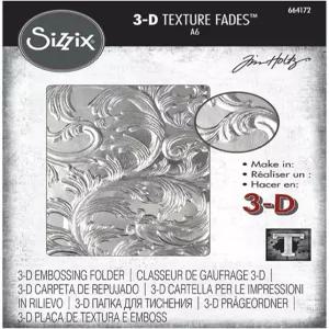 Sizzix 3D 텍스처 페이딩 엠보싱 폴더 멀티 컬러