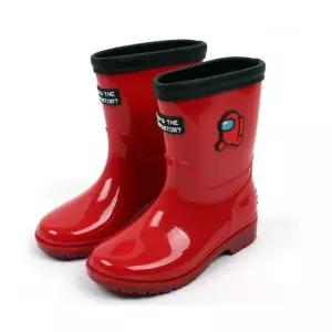 어몽어스 크루원 아동 PVC 장화 (레드) 학생 레인부츠 CyM8+5ryg