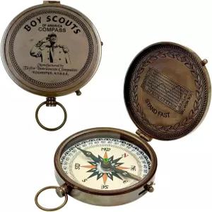 황동 항해 나침반 빈티지 도구 BSA 포켓 아빠 엄마가 아들에게 준 선물 스팀펑크 새해 시크릿 산타 남편