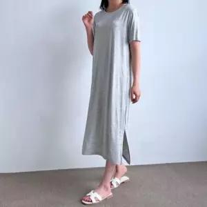 [의류] 면 가을 원피스 직장인 임산부 코디 데일리 롱원피스