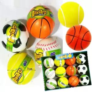 재미존 말랑말랑 스펀지볼 말랑공 스펀지 테니스 야구 축구 소프트볼 농구 (7cm 12개입)